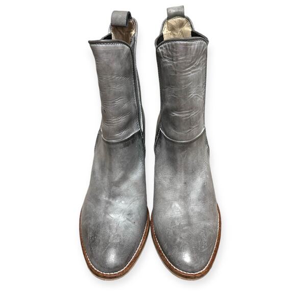 DICO D.Co Copenhagen Gray Leather Pointed Toe Chelsea Boots Women's EU40 US 9.5 - Picture 2 of 10